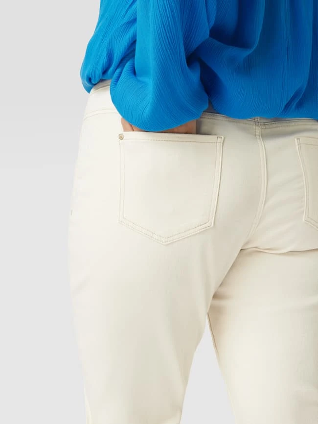 Christian Berg Woman Skinny Fit Jeans Mit Stretch-Anteil - Ecru 5 Christian Berg Woman Skinny Fit Jeans Mit Stretch-Anteil - Ecru – Bild 3