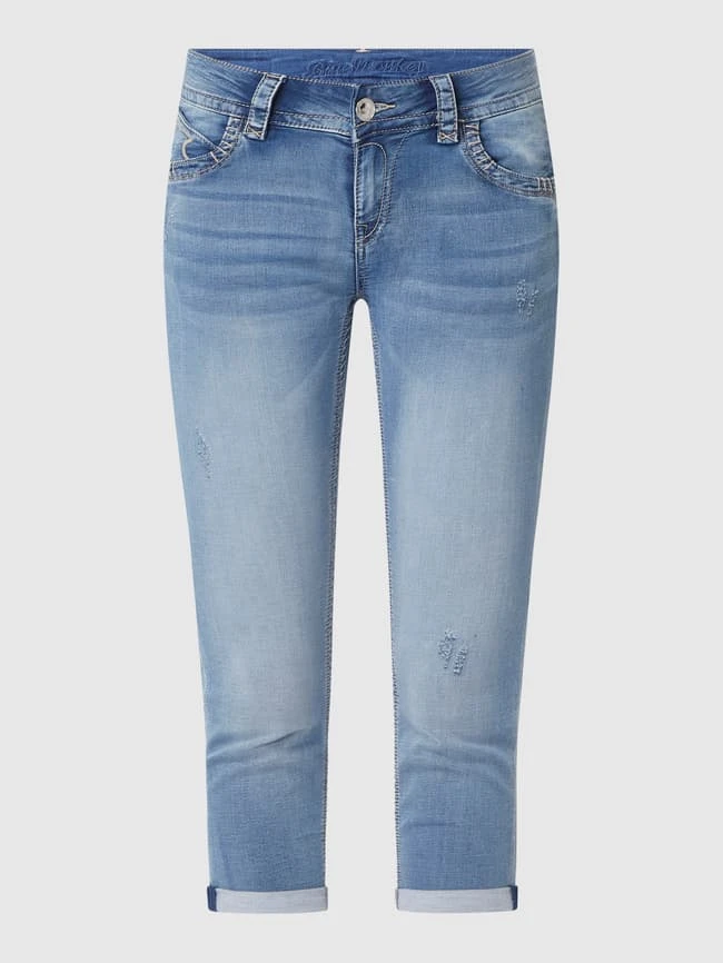 Blue Monkey Skinny Fit Jeans Aus Sweat Denim Modell 'Charlotte' - Blau 4 Blue Monkey Skinny Fit Jeans Aus Sweat Denim Modell 'Charlotte' - Blau – Bild 2