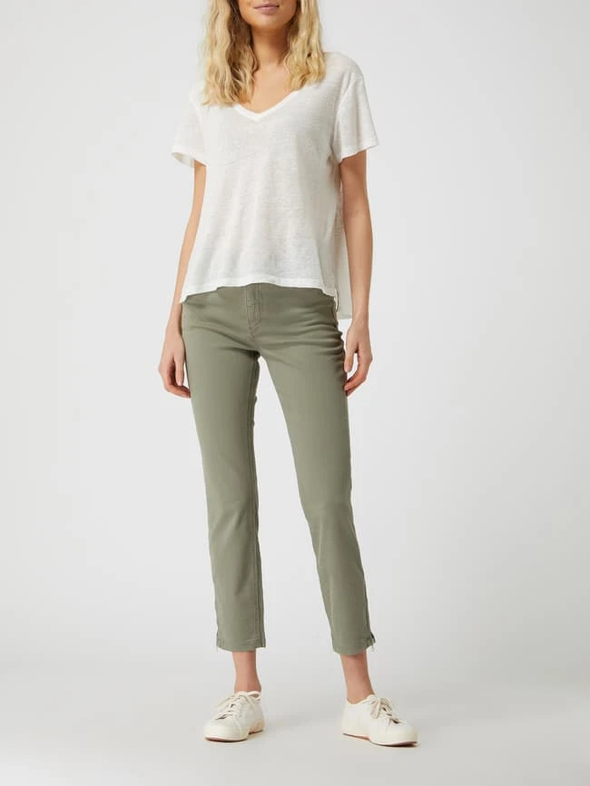 MAC Slim Leg Jeans Mit Stretch-Anteil Modell 'Dream Chic' - Olivgrün 3 MAC Slim Leg Jeans Mit Stretch-Anteil Modell 'Dream Chic' - Olivgrün