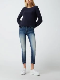 SALSA Jeans Cropped Skinny Fit Jeans Mit Stretch-Anteil - Dunkelblau