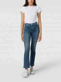 MAC Bootcut Jeans Mit Label-Details - Blau