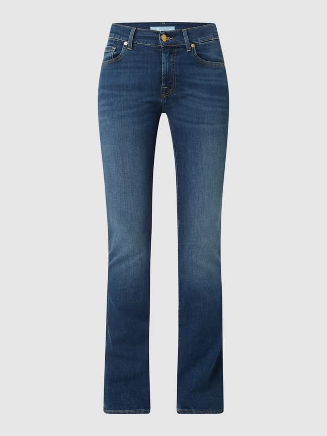 7 For All Mankind Bootcut Jeans Mit Stretch-Anteil Modell 'Roxanne' - Blau 4 7 For All Mankind Bootcut Jeans Mit Stretch-Anteil Modell 'Roxanne' - Blau – Bild 2