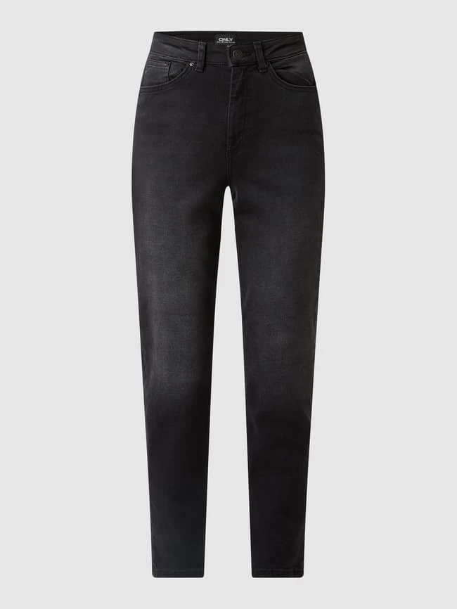 Only Mom Fit Jeans Mit Stretch-Anteil Modell 'Veneda' - Schwarz 4 Only Mom Fit Jeans Mit Stretch-Anteil Modell 'Veneda' - Schwarz – Bild 2