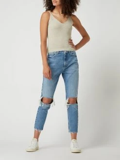 REVIEW Mom Skinny Fit Jeans Aus Baumwolle - Jeans