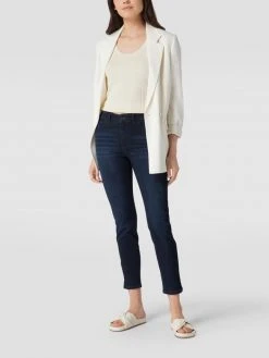 Christian Berg Woman Cropped Jeans Im 5-Pocket-Design - Dunkelblau
