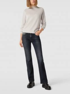 Cambio Jeans Mit Label-Patch Modell 'Paris' - Anthrazit