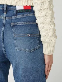 Tommy Jeans Tapered Fit Jeans Mit Stretch-Anteil Modell 'Mom Jean' - Marineblau -Tommy Jeans-shop 6go52c2ca96l6l9p6tb4ohq5ap130gi88kr5ce298h73gihn9l8j8kqka513giie89a46hie9h146hph8t3maohkc4pmcp9o61gjcdpk6kq64o9oc5im6oj5clijcdpp64qmac0