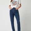 Dr. Denim Mom Fit Jeans Aus Organic Cotton - Dunkelblau