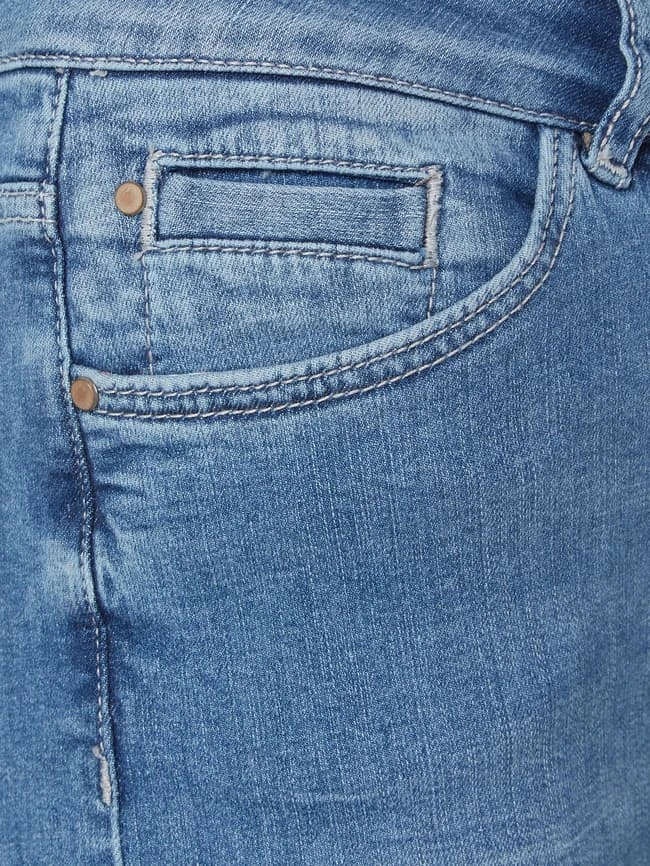 Christian Berg Woman Slim Fit Jeans In 7/8-Länge Mit Stretch-Anteil - Ozean Blau 4 Christian Berg Woman Slim Fit Jeans In 7/8-Länge Mit Stretch-Anteil - Ozean Blau – Bild 2