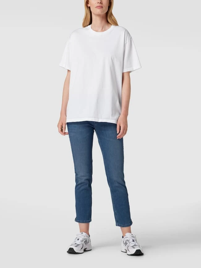 MAC Slim-fit Jeans Mit Kontrastnähten Modell 'Angela' - Bleu 3 MAC Slim-fit Jeans Mit Kontrastnähten Modell 'Angela' - Bleu