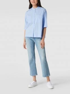 Cambio Jeans Mit Label-Patch Modell 'Paris' - Hellblau