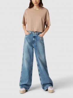 Tommy Jeans Flared Jeans Mit Label-Stitchings Modell 'CLAIRE HIGH RISE WIDE' - Jeans