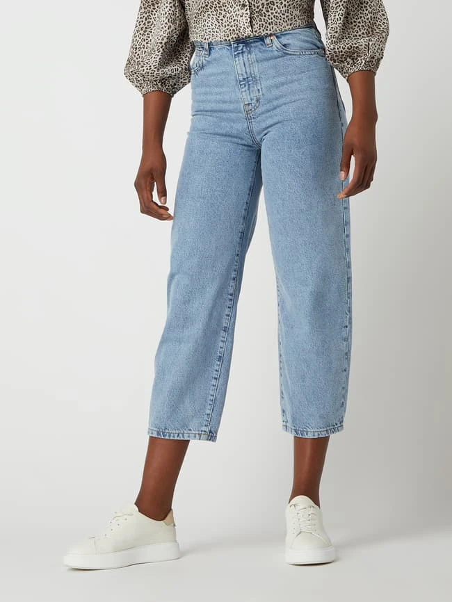 Mango Mom Fit Jeans Aus Baumwolle Modell 'Antonella' - Blau 6 Mango Mom Fit Jeans Aus Baumwolle Modell 'Antonella' - Blau – Bild 4