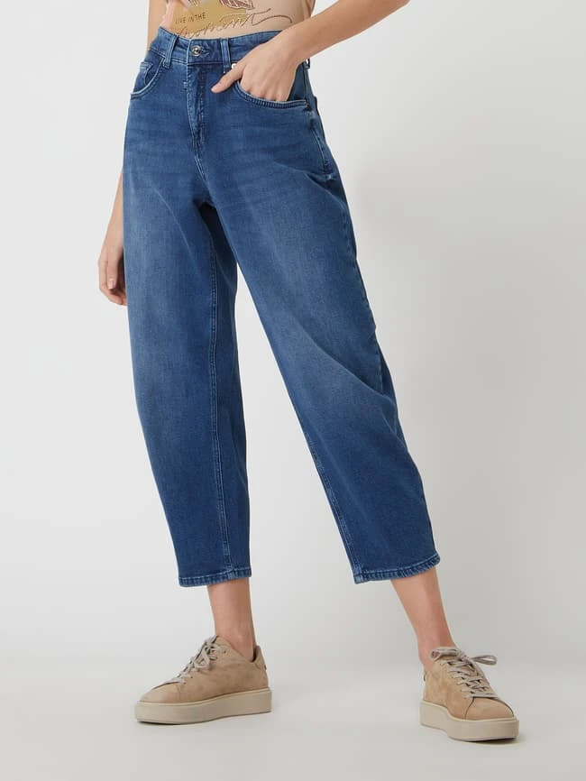 MAC Barrel Fit Cropped Jeans Mit Lyocell-Anteil Modell 'Ava Banana' - Blau 6 MAC Barrel Fit Cropped Jeans Mit Lyocell-Anteil Modell 'Ava Banana' - Blau – Bild 4