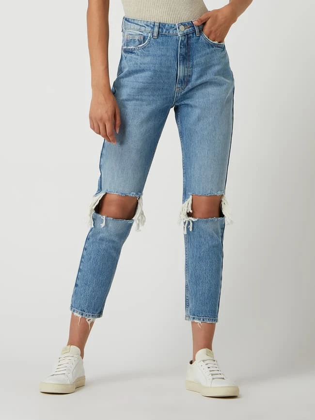 REVIEW Mom Skinny Fit Jeans Aus Baumwolle - Jeans 6 REVIEW Mom Skinny Fit Jeans Aus Baumwolle - Jeans – Bild 4