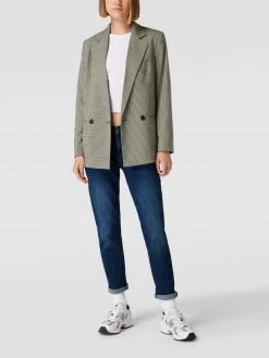 Brax Jeans Mit Label-Patch Modell 'Merrit' - Dunkelblau