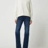 Esprit Bootcut Jeans Mit Stretch-Anteil - Dunkelblau