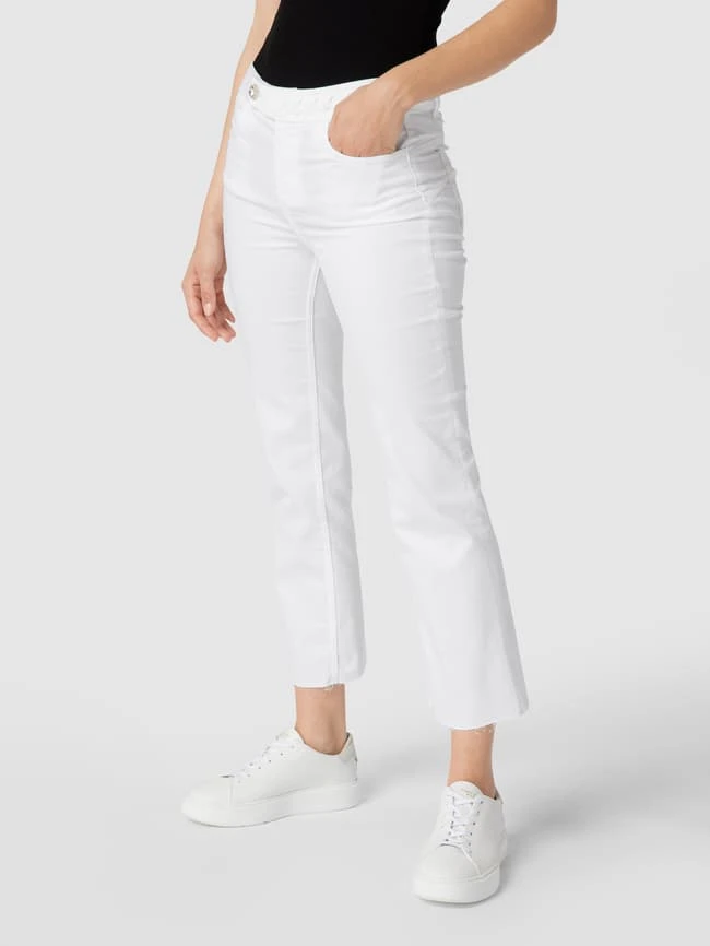 Liu Jo White Bootcut Jeans Mit Ausgefransten Abschlüssen - Weiß 6 Liu Jo White Bootcut Jeans Mit Ausgefransten Abschlüssen - Weiß – Bild 4