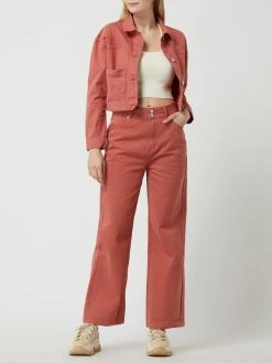 SUNCOO PARIS Jeans Aus Baumwolle In Weiter Passform Modell 'Remy' - Koralle