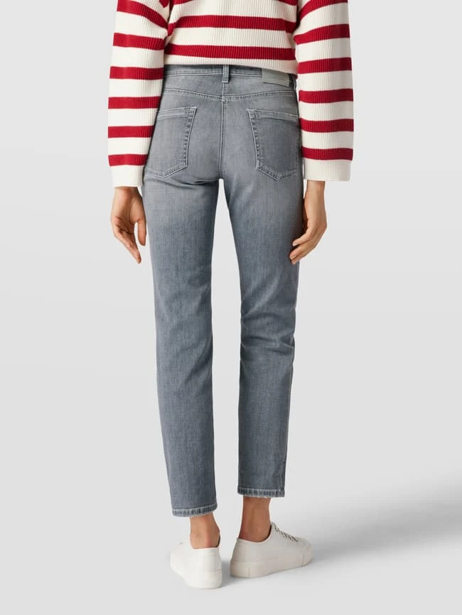 Cambio Jeans Mit Label-Patch Modell 'Pina' - Hellgrau 7 Cambio Jeans Mit Label-Patch Modell 'Pina' - Hellgrau – Bild 5