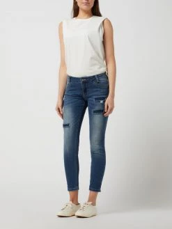 Buena Vista Cropped Jeans Mit Stretch-Anteil Modell 'Kim' - Blau