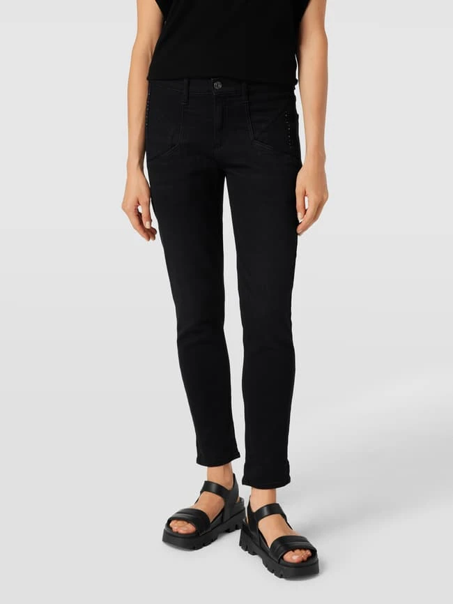 Brax Jeans Mit Label-Patch Modell 'Merrit' - Schwarz 6 Brax Jeans Mit Label-Patch Modell 'Merrit' - Schwarz – Bild 4