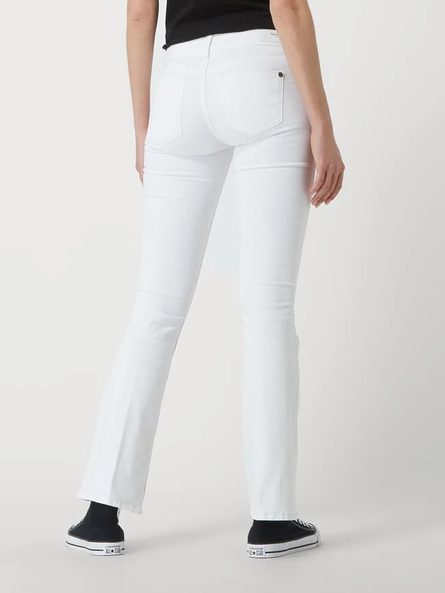 Pepe Jeans Flared Jeans Mit Stretch-Anteil Modell 'New Pimlico' - Weiß 7 Pepe Jeans Flared Jeans Mit Stretch-Anteil Modell 'New Pimlico' - Weiß – Bild 5