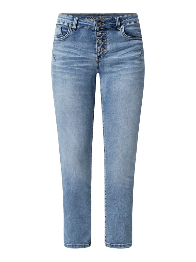 Blue Monkey Jeans Mit Stretch-Anteil Modell 'Alexis' - Hellblau 4 Blue Monkey Jeans Mit Stretch-Anteil Modell 'Alexis' - Hellblau – Bild 2