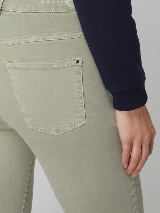MAC Skinny Fit Jeans Mit Stretch-Anteil Modell 'Dream Chic' - Olivgrün 5 MAC Skinny Fit Jeans Mit Stretch-Anteil Modell 'Dream Chic' - Olivgrün – Bild 3