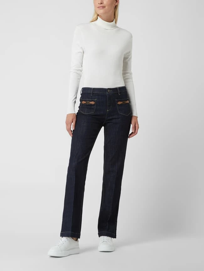 Rosner Bootcut Jeans Mit Stretch-Anteil Modell 'Antonia' - Dunkelblau 3 Rosner Bootcut Jeans Mit Stretch-Anteil Modell 'Antonia' - Dunkelblau