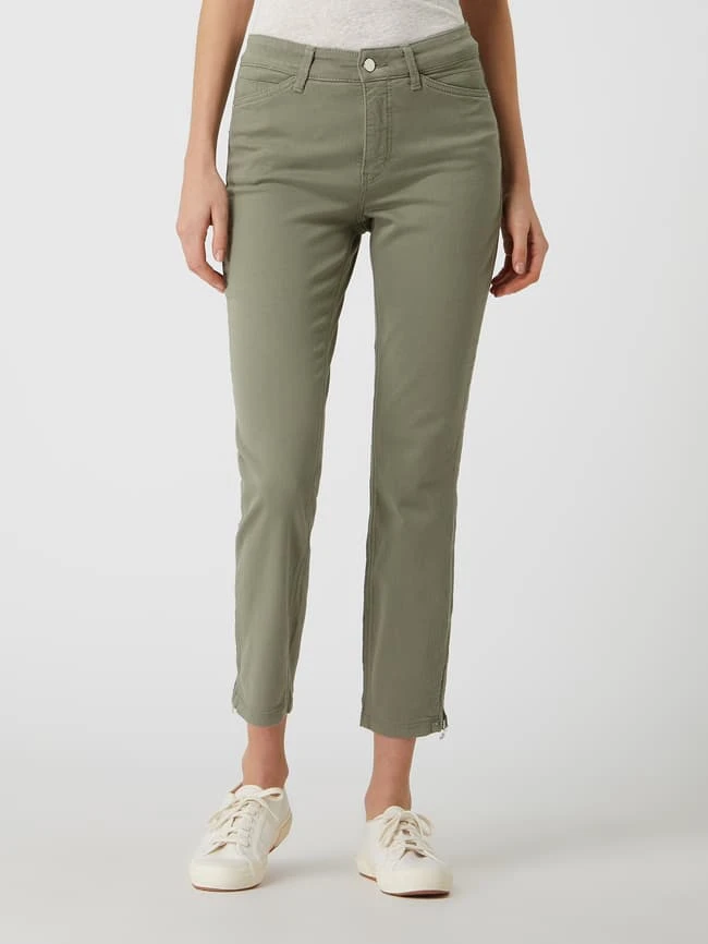 MAC Slim Leg Jeans Mit Stretch-Anteil Modell 'Dream Chic' - Olivgrün 6 MAC Slim Leg Jeans Mit Stretch-Anteil Modell 'Dream Chic' - Olivgrün – Bild 4