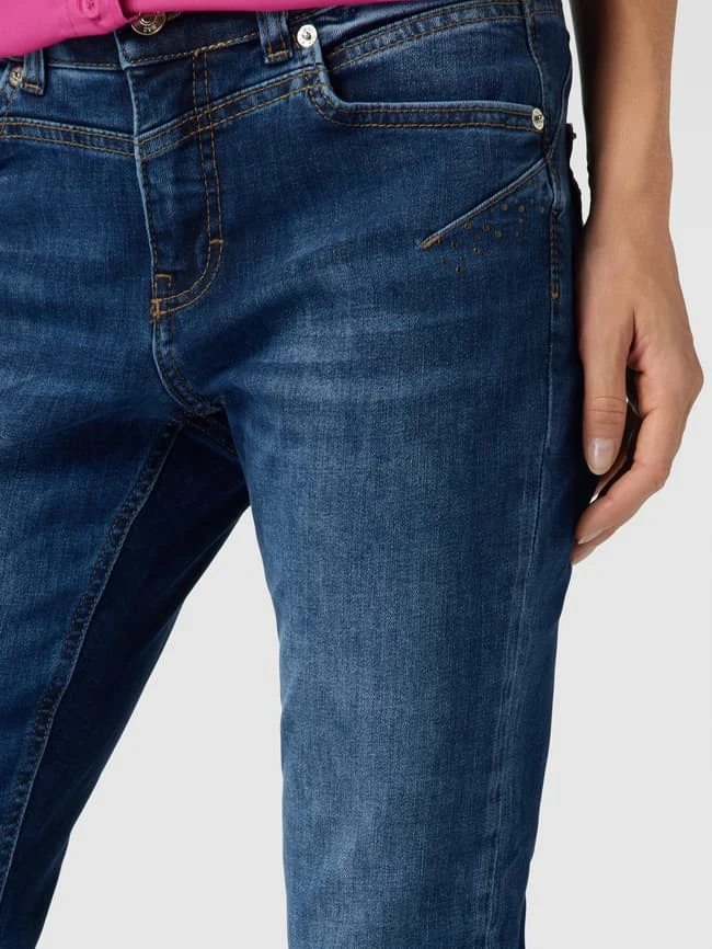 MAC Slim Fit Jeans Mit Ziersteinbesatz - Blau 5 MAC Slim Fit Jeans Mit Ziersteinbesatz - Blau – Bild 3