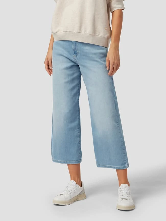 Buena Vista Wide Leg Jeans Im Used-Look - Hellblau 6 Buena Vista Wide Leg Jeans Im Used-Look - Hellblau – Bild 4