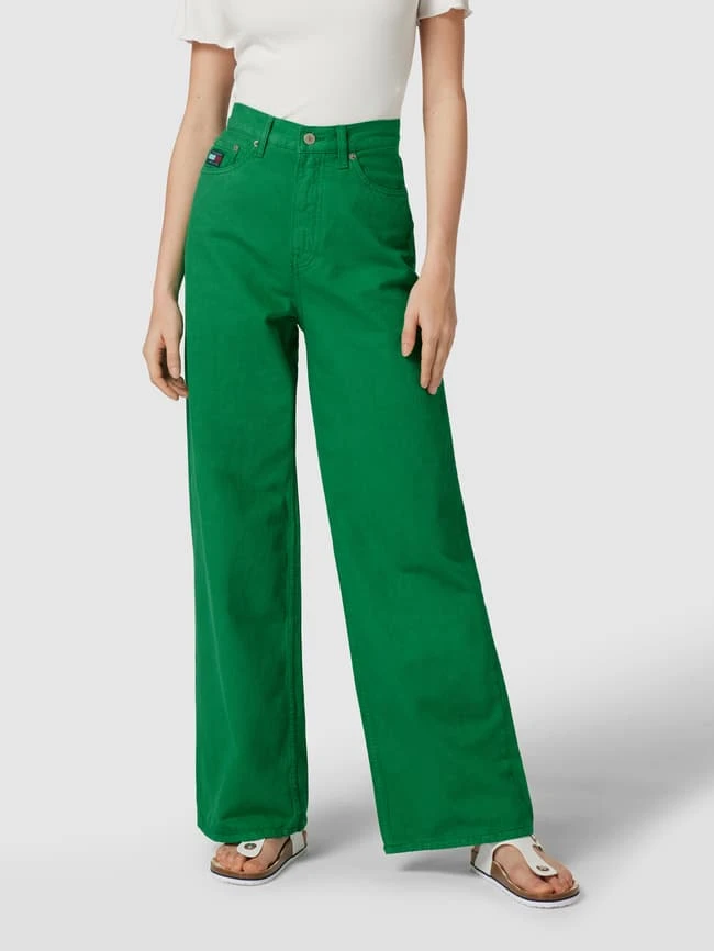 Tommy Jeans High Waist Flared Cut Jeans Aus Baumwolle - Grün 6 Tommy Jeans High Waist Flared Cut Jeans Aus Baumwolle - Grün – Bild 4