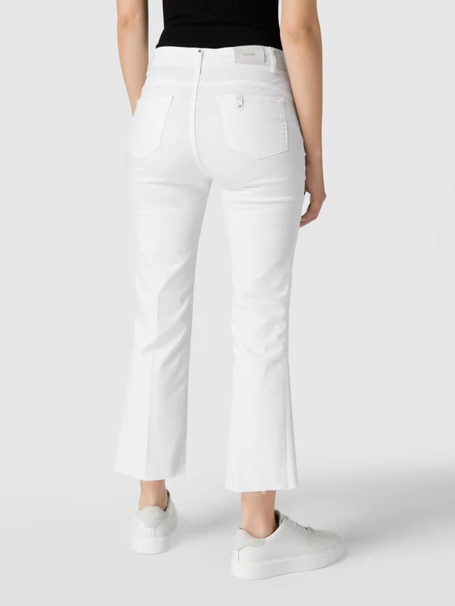 Liu Jo White Bootcut Jeans Mit Ausgefransten Abschlüssen - Weiß 7 Liu Jo White Bootcut Jeans Mit Ausgefransten Abschlüssen - Weiß – Bild 5