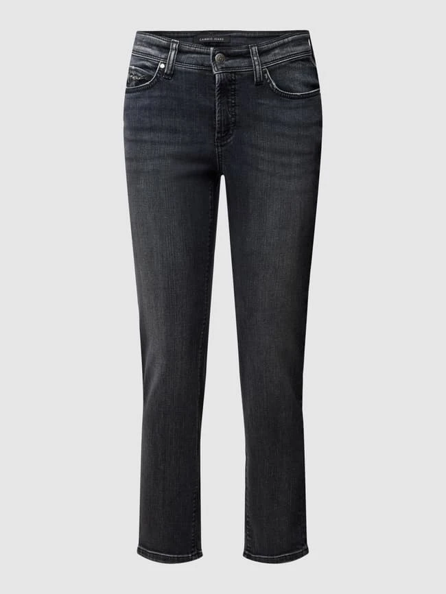 Cambio Jeans Mit Label-Detail Modell 'PIPER' - Dunkelgrau 4 Cambio Jeans Mit Label-Detail Modell 'PIPER' - Dunkelgrau – Bild 2