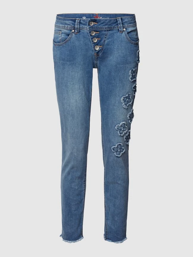 Buena Vista Slim Fit Jeans Mit Zierbesatz - Blau 4 Buena Vista Slim Fit Jeans Mit Zierbesatz - Blau – Bild 2