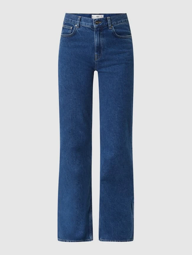 Mango Flared High Waist Jeans Mit Recycelter Baumwolle Modell 'Silvia' - Blau 4 Mango Flared High Waist Jeans Mit Recycelter Baumwolle Modell 'Silvia' - Blau – Bild 2