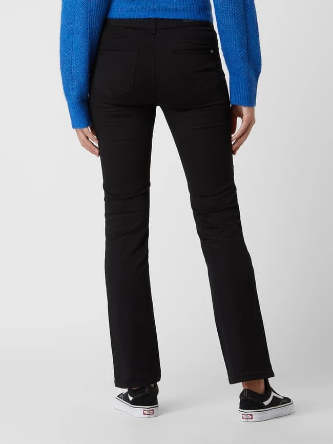 Blue Monkey Bootcut Jeans Mit Stretch-Anteil Modell 'Marla' - Schwarz 7 Blue Monkey Bootcut Jeans Mit Stretch-Anteil Modell 'Marla' - Schwarz – Bild 5