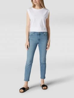 Christian Berg Woman Jeans Mit 5-Pocket-Design - Ozean Blau