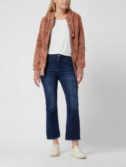 Blue Monkey Flared Fit High Waist Aus Bio-Baumwollmischung Modell 'Mimi' - Blau