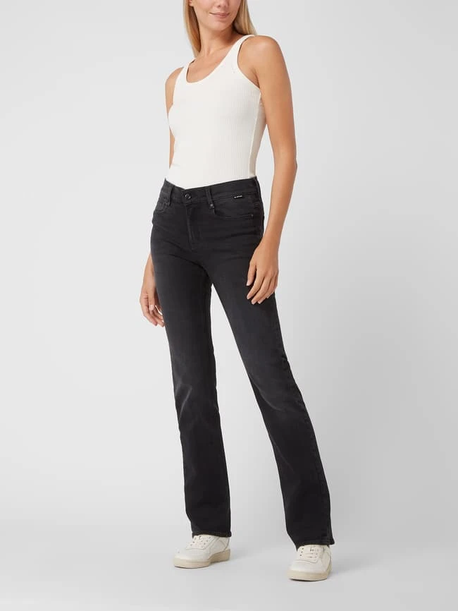 G-Star Raw Bootcut Jeans Mit Stretch-Anteil Modell 'Noxer' - Schwarz 3 G-Star Raw Bootcut Jeans Mit Stretch-Anteil Modell 'Noxer' - Schwarz