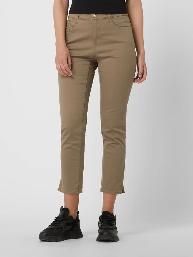 Brax Slim Fit Cropped Jeans Mit Stretch-Anteil Modell 'Mary' - Khaki 6 Brax Slim Fit Cropped Jeans Mit Stretch-Anteil Modell 'Mary' - Khaki – Bild 4