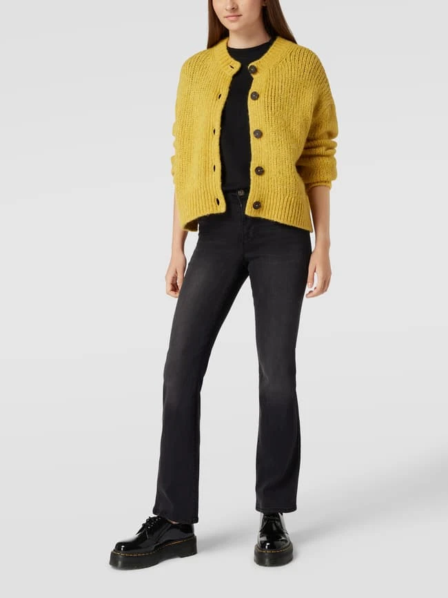 Only Jeans Mit Label-Patch Modell 'Wauw' - Schwarz 3 Only Jeans Mit Label-Patch Modell 'Wauw' - Schwarz