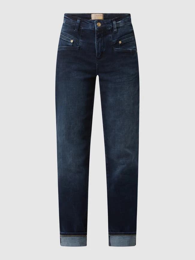 MAC MAC X Sylvie Meis 24/7 Mom Fit Jeans Mit Stretch-Anteil Modell 'Rich' - Dunkelblau 4 MAC MAC X Sylvie Meis 24/7 Mom Fit Jeans Mit Stretch-Anteil Modell 'Rich' - Dunkelblau – Bild 2