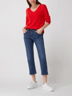 Zerres Straight Fit Cropped Jeans Mit Stretch-Anteil - Blau