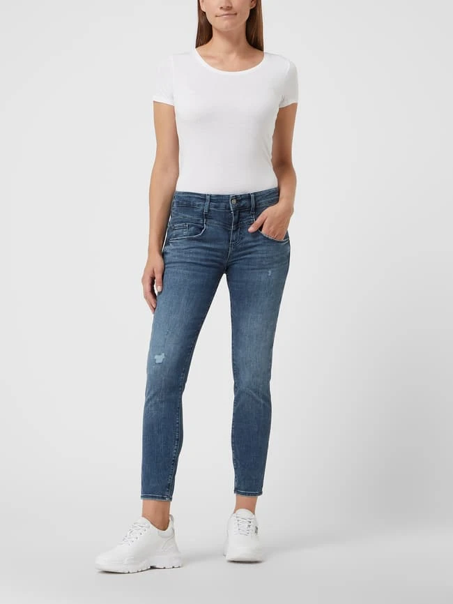 Brax Skinny Fit Jeans Mit Stretch-Anteil Modell 'Ana' - Blau 3 Brax Skinny Fit Jeans Mit Stretch-Anteil Modell 'Ana' - Blau