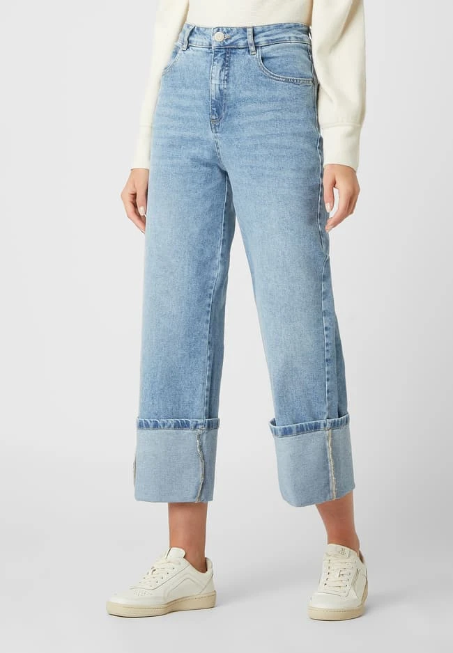 Opus Jeans Mit Fixierten Beinumschlägen Modell 'Maddy' - Hellblau 6 Opus Jeans Mit Fixierten Beinumschlägen Modell 'Maddy' - Hellblau – Bild 4