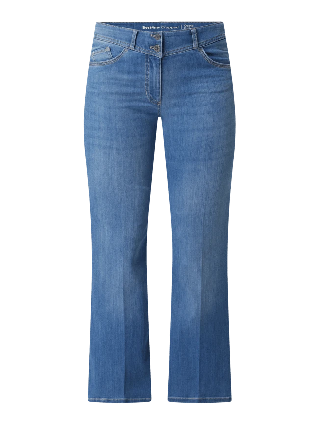 Gerry Weber Edition Regular Fit Cropped Jeans Aus Bio-Baumwollmischung - Blau 4 Gerry Weber Edition Regular Fit Cropped Jeans Aus Bio-Baumwollmischung - Blau – Bild 2