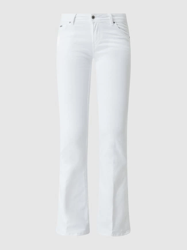 Pepe Jeans Flared Jeans Mit Stretch-Anteil Modell 'New Pimlico' - Weiß 4 Pepe Jeans Flared Jeans Mit Stretch-Anteil Modell 'New Pimlico' - Weiß – Bild 2